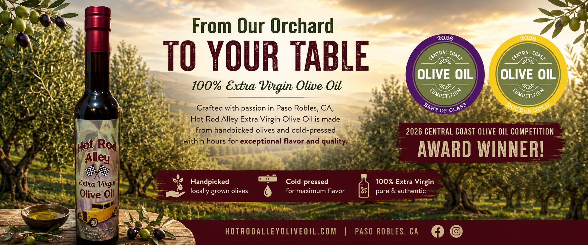 California Gold Winners in Extra Virgin Olive Oil